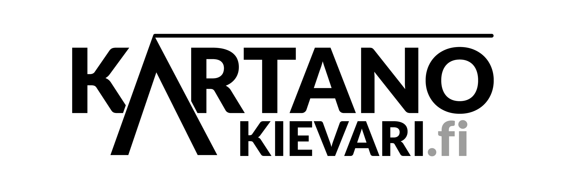 Kartano Kievarin logossa muodostuu katto yrityksen nimen plle