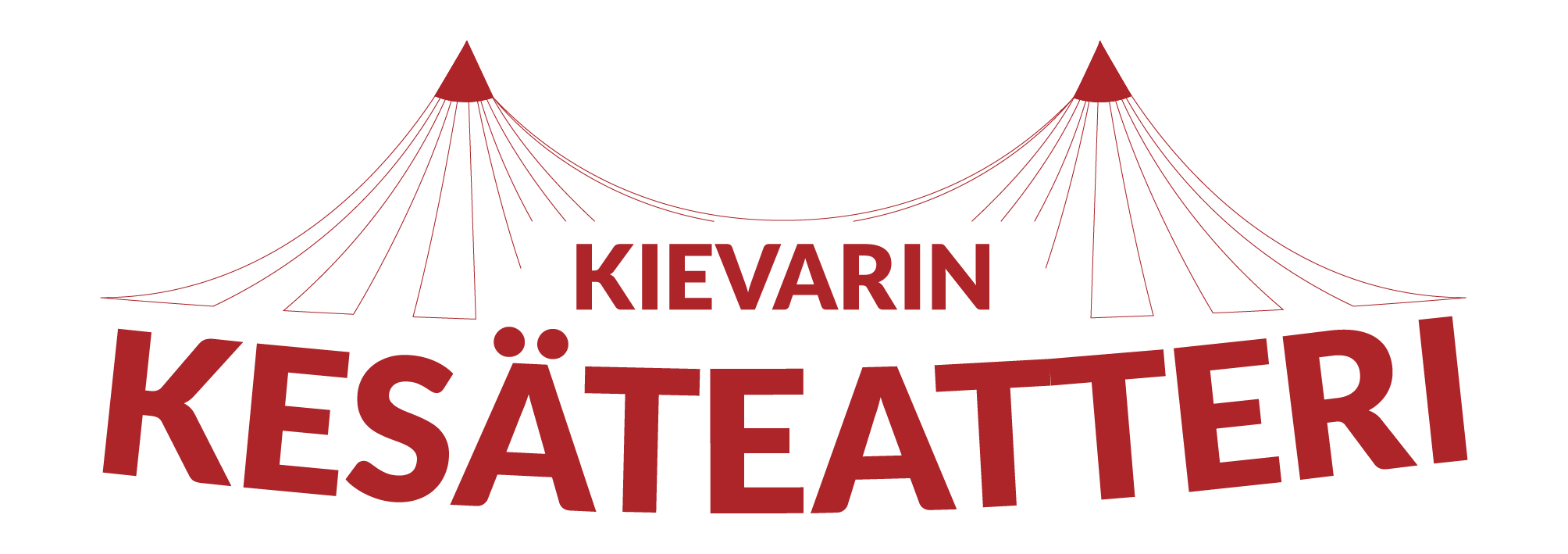 Kievarin Kesäteatterin logossa on kuva sirkusteltasta